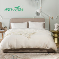 2018 100% puro bambu personalizado cama rayon tecido macio conjunto de cama